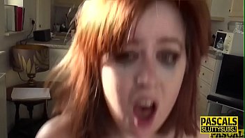 Preview 4 of Calo Ok - Plump fetish redhead gobbles