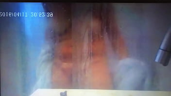 Preview 4 of Kelly Mack - German wife cum in shower - Hide Cam