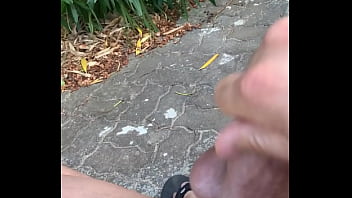 Preview 4 of Monster Sex Rape 3d - stroking cock on balcony and caught twice
