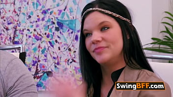 Preview 1 of Hot Pregnancy Xvideo - Swinger wife is not opened to a full swap at the swingers party