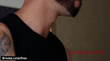 Preview 2 of Alex Rodrigues - Motel Bareback With Two Horny Males - BROMO
