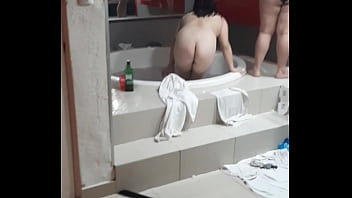 Preview 1 of Amateur Ourtside - Un rrato en el jacuzzy