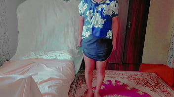 Preview 2 of J Kw - Sissy Crossdresser Sexy Dress Big Ass White Gay Boy Lady Boy Sexy Model