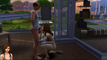 Preview 2 of Step Sister Fingre - Extra&ntilde_o entra a. de mi y leemos la biblia Sims 4  parodia