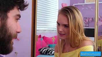 Preview 2 of 16 Sex Sinhala - Blonde sexy girl Natalie Knight gets fingered deep and swallow massive cock deep and hard