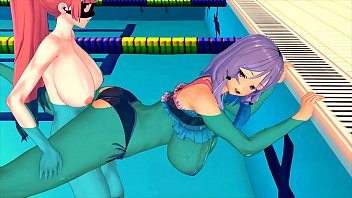 Preview 3 of Kerala 3x - GIRL SERIOUSLY STUDYING SWIMMING 3D HENTAI 44