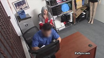 Preview 1 of Amazing Nikon - Cute blonde thief ends up getting fucked by horny officer