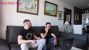 Preview 1 of Live Show Bukkakes - They started watching porn,  now they are more than friends