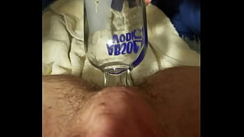 Preview 1 of Sanniliyo Sexx - Sh9ving a vodka bottle up my tight boy pussy