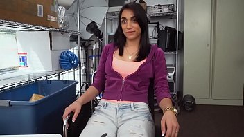 Preview 1 of Loud Milfs - Sexy teen is deep throating a thick black cock at a fake job interview.