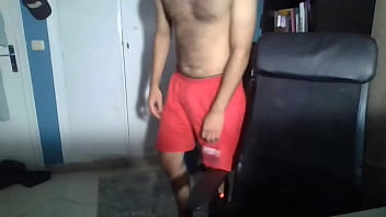 Preview 1 of Famly Awingers - Horny gay shows his big ass cellulite and shakes it