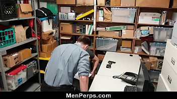 Preview 2 of Xxx Des I Movis - Shoplifting Stud Takes Cock Up His Ass And Down His Throat