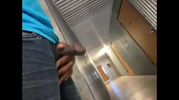 Preview 3 of Big Areolas Solo - Public flashing at storage MrSirxxx