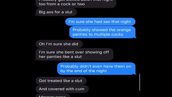 Preview 3 of 17yr Bitches Getting Rape - Sexting Wife teases husband