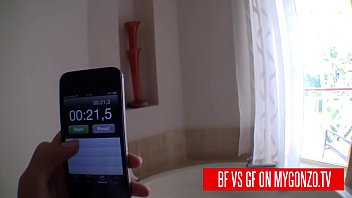 Preview 3 of Been 10sex - Boyfriend VS Girlfriend: d. and pee challenge with porn couple Jasmine Rouge And Titus Steel
