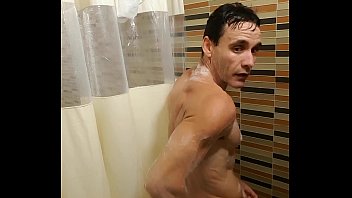Preview 2 of Noton Video Bokep - Gym Shower --Eden Adonis