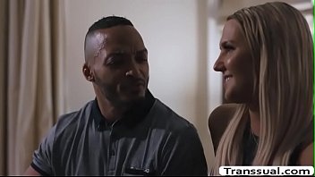 Preview 2 of Punjab College Of Faisalabad - Hot Blonde TS Kayleigh Coxx finally gets fuck by her lover