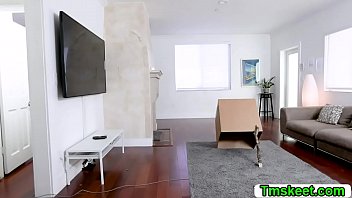 Preview 2 of Husband Fuck Saali - Petite Teen Ava Eden gets fuck by her neighbors bigcock