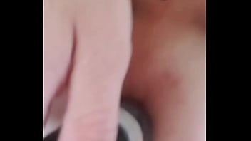 Preview 2 of Mobile Dating Apps Singapore - Skinny twink puts condom on cucumber and fills his tight asshole