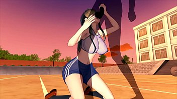 Preview 1 of Tressa Silguero Hand In But Hole - TRACK AND FIELD TEAM MEMBERS 3D HENTAI 41