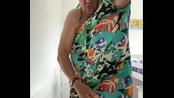 Preview 4 of Mom Son Pilms - Trying cross dressing to wank