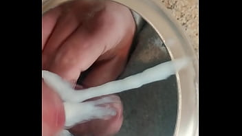 Preview 3 of Czech Webcam Oil - Creamy load before work on mirror