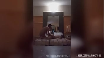 Preview 2 of Son Tears Mom Dress To Fuck Her - VECINITA INFIEL EN HOTEL CASERO CALENTONA