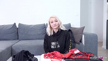 Preview 2 of Xxx Porn Girl On Top - GERMAN SCOUT - YOUNG BLUE EYES TEEN MARILYN FUCK AT STREET CASTING