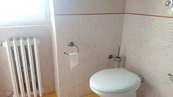 Preview 1 of Tit Nephew - stepsista&#039_s bathroom