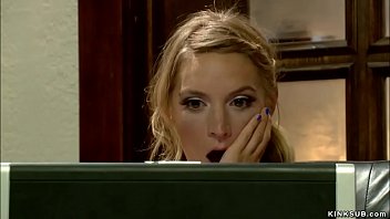 Preview 2 of Bokep Terbaru Abg 12 Tahun - Blonde teen anal fucks bound stepmom