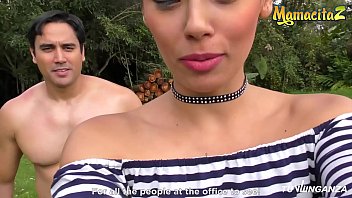 Preview 2 of Horas Sxs - MAMACITAZ - Raunchy Big Booty Latina Andreina De Luxe Has r. Sex With Her Lumberjack