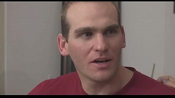 Preview 2 of Blond Hair Casting - Tori Mayes sexy shemale fucks guy ass