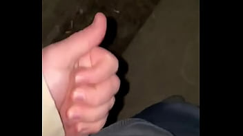 Preview 1 of Jessa Rhodaa - Wanking my hard cock back street nearly got caught