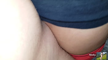 Preview 3 of Small Little Sex Training - My step Brother cum in my red yoga pants while stay in quarantine