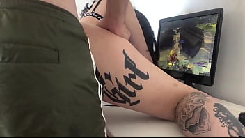 Preview 2 of Zen Dumaraos Dildo - My StepBrother Rough Fucked me while I Played Warcraft - Cumshot