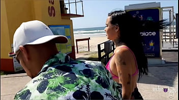 Preview 1 of Kelly Khumalo Sex Porn - Casal Fazendo Sexo Gostoso na Praia