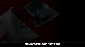 Preview 3 of Adhra Sex - SisLovesMe - Stepsister (Aria Banks) Lets Me Handcuff And Fuck Her Raw
