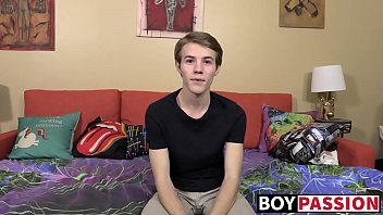 Preview 1 of Teens Say No - Young man ramming his own ass and touching his large cock