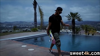 Preview 1 of Tow Boyt With Sex - Skater stepSon bangs big tits StepMom