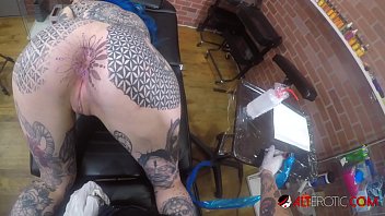 Preview 4 of Indian Kotha Sex - Amber Luke gets a asshole tattoo and a good fucking