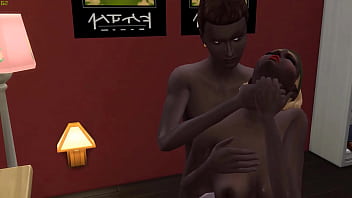 Preview 4 of Xxwwwn - Ebony StepStep Fucks With StepBrother On A Very Hot Day