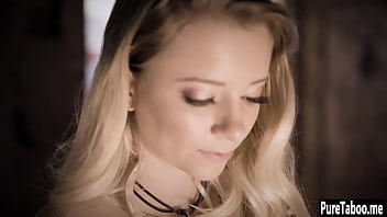 Preview 1 of Xxxco Vdo - Petite blonde teen wanted a hardcore sex with hot MILF