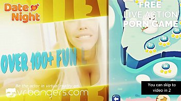 Preview 4 of Xxxnz Indian Hot Movies - VR BANGERS Skinny babes scissoring on bed