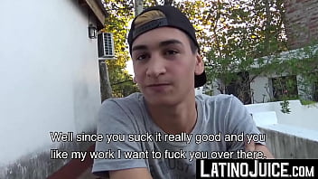 Preview 2 of Fucking In Mid Night - LatinoJuice.com - Handsome blonde Jake bends over to get his ass bred hard by my swollen boner