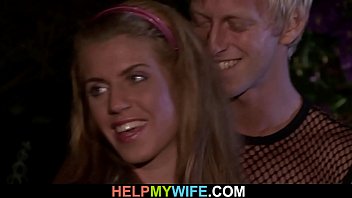 Preview 2 of Indian Sex Video Tubu Com - Old man watching guy pleases his wife
