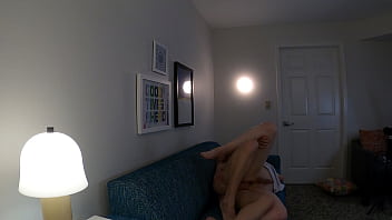 Preview 4 of Pantless Baby - TS Jessica Moon Fucked on Sofa