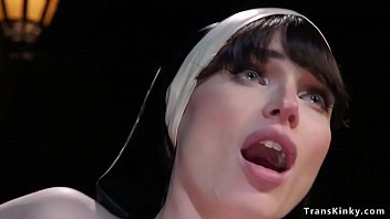 Preview 3 of Lesbi Fc Ul - Tattooed master anal fucks shemale nun