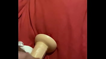 Preview 1 of Bridget Wife Sex India - Using my big dildo to fuck my tight ass with moaning