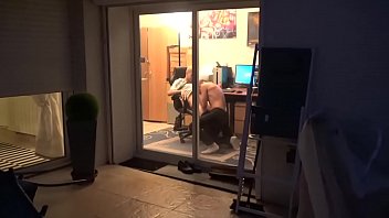Preview 2 of Waterbom Sex - JAMES KAMUI fucked bareback by latino twink at the desk work