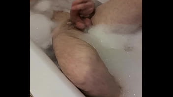 Preview 1 of Brunot Teen - relaxing bath,  great handjob,  and final pee.